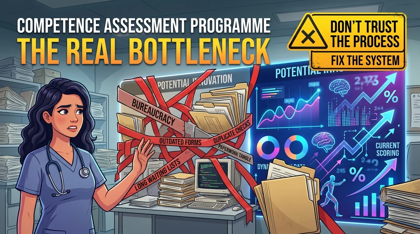 Competence Assessment Programme: The Real Bottleneck