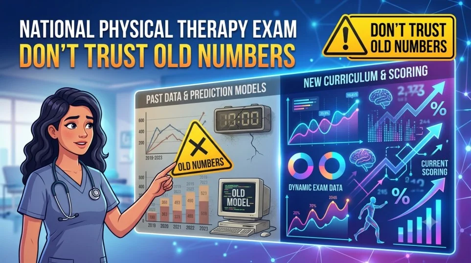 National Physical Therapy Exam: Don't Trust Old Numbers